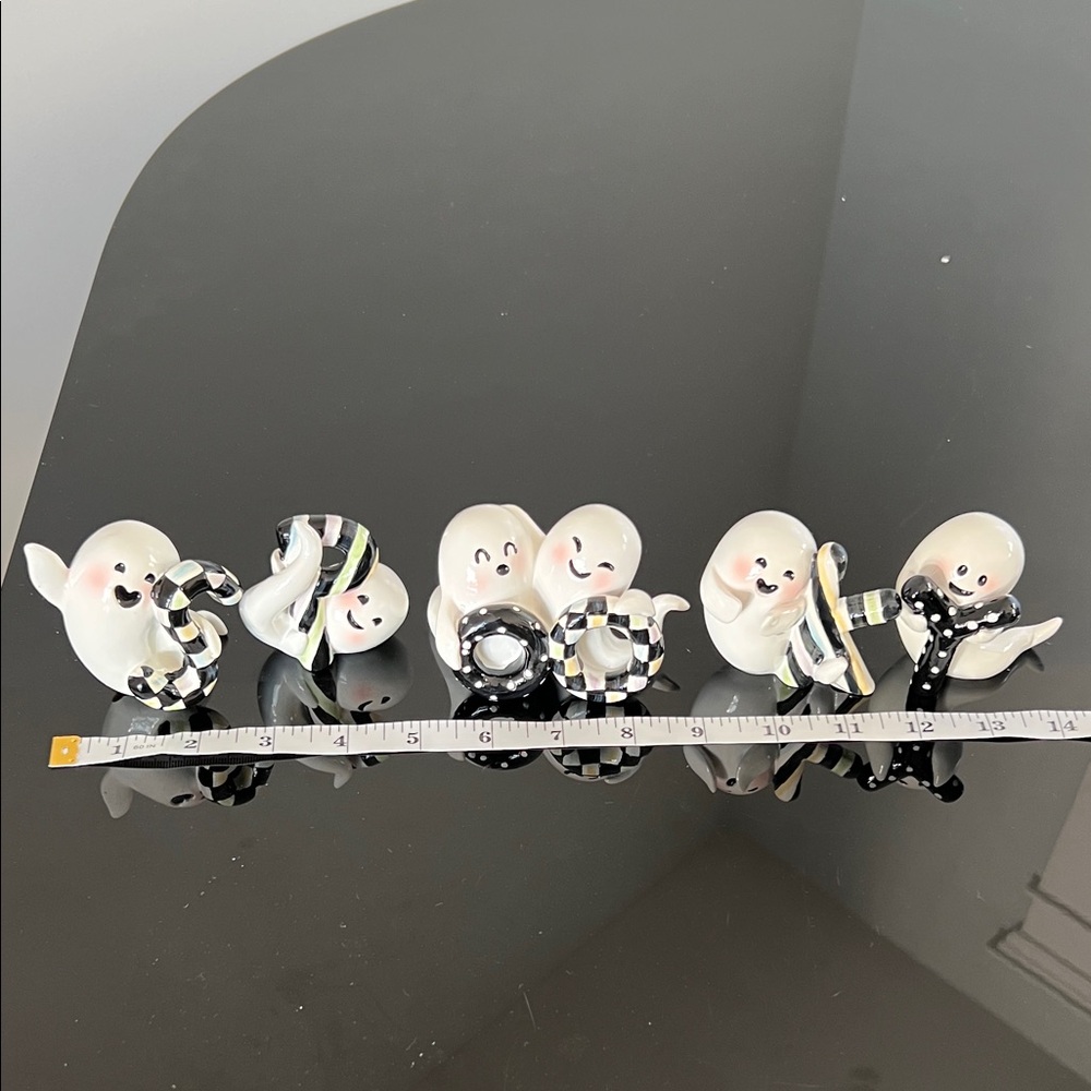 MacKenzie-Childs Boo Spooky Ghosts Set - Picture 12 of 13